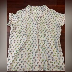 Roller rabbit polo pajama top